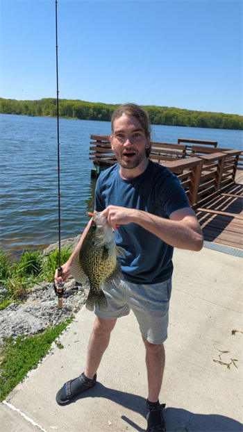 Mitchel Brady's White Crappie 16inch, 05-11-25